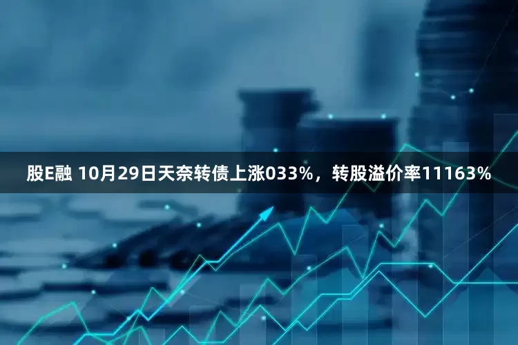 股E融 10月29日天奈转债上涨033%，转股溢价率11163%